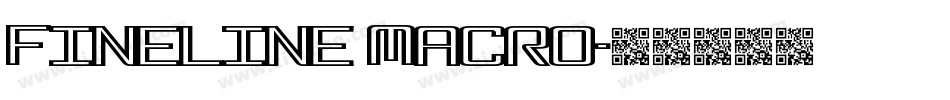 Fineline Macro字体转换